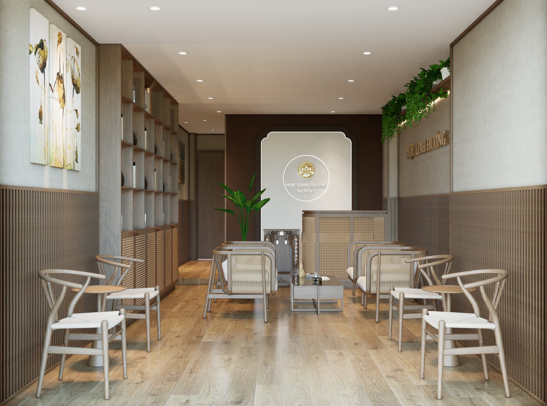 Spa Mộc Linh Dưỡng — Thiết kế — Việt Nam